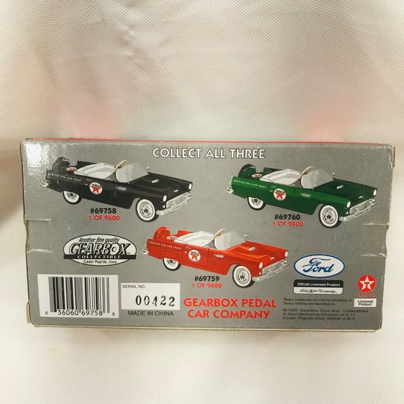 Gearbox Vintage Texaco Sky Chief 1956 Ford Thunderbird Serial #00422 Pedal Car - Picture 4 of 10